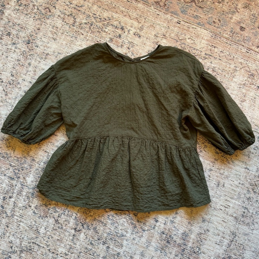 {A New Day} Peplum Top